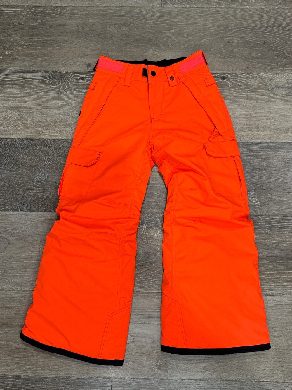 686 Kids Neon Orange Snowboard pants 1207